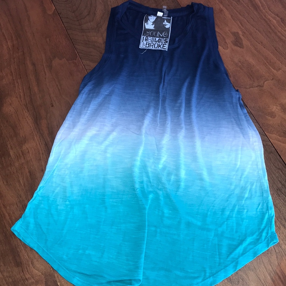 tie dye tank young fabulous and broke